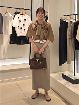 「初秋コーデ」｜もーりーさん（レディース・164cm）の夏コーディネート