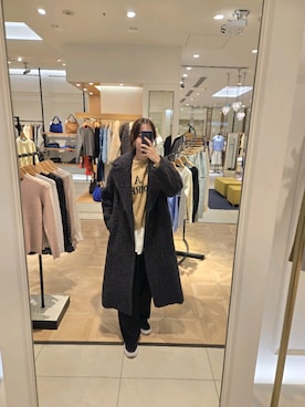 「NOLLEY’S Sophi（ノーリーズソフィ）のアイテム（その他アウター）」を使った、もーりーさん（レディース・164cm）の秋コーディネート