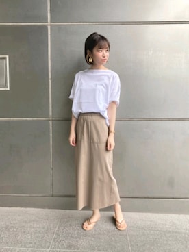 「ノーリーズ」｜もーりーさん（レディース・164cm）の夏コーディネート