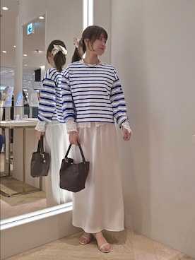 「LORISTELLA（ロリステッラ）のアイテム」を使った、もーりーさん（レディース・164cm）の春コーディネート