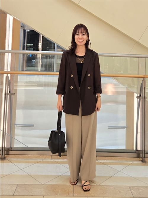 セール】ウォッシャブルボイルシアーダブルジャケット（テーラード