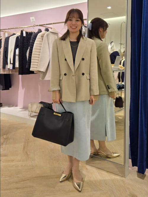 セール】ウォッシャブルスエードダンボールタイトスカート（スカート