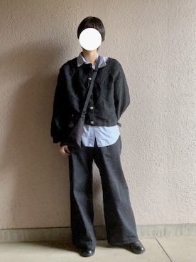 「CLEA（クレア）のアイテム」を使った、Kamさん（レディース・160cm）の秋コーディネート