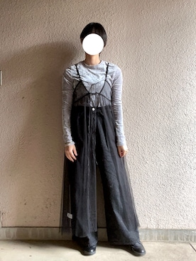 「アイテム（パンプス）」を使った、Kamさん（レディース・160cm）の秋コーディネート