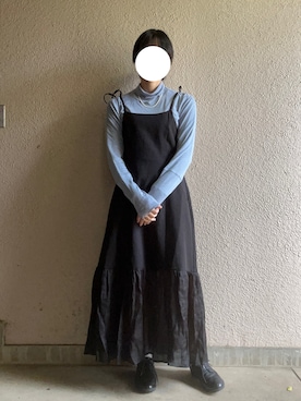 「アイテム（パンプス）」を使った、Kamさん（レディース・160cm）の秋コーディネート