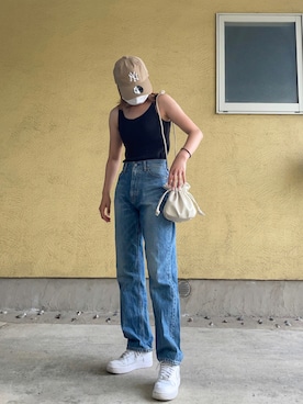「moussy」｜cocoaさん（レディース・160cm）の夏コーディネート