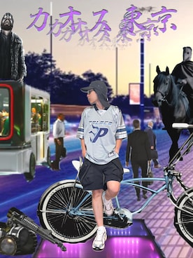 「TROVE（トローヴ）のアイテム」を使った、Tokyo City Boy OGさん（メンズ・173cm）の秋コーディネート