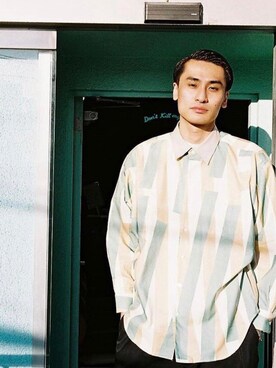 「SON OF THE CHEESE（サノバチーズ）のアイテム」を使った、SON OF THE CHEESE_2020さん（メンズ・182cm）の秋コーディネート
