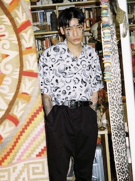「SON OF THE CHEESE（サノバチーズ）のアイテム」を使った、SON OF THE CHEESE_2020さん（メンズ・182cm）の夏コーディネート