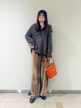 くろみーさん（レディース・168cm）の秋コーディネート
