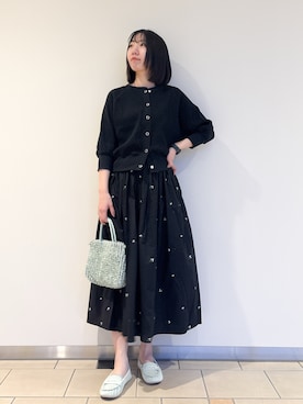 「高身長女子」｜くろみーさん（レディース・168cm）の春コーディネート
