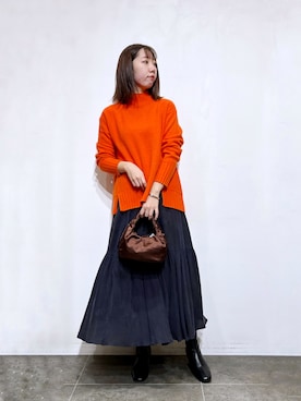 くろみーさん（レディース・168cm）の秋コーディネート