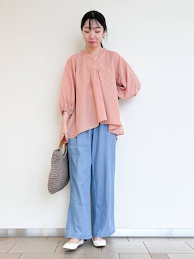 「F by ROSSO（エフバイロッソ）のアイテム」を使った、くろみーさん（レディース・168cm）の夏コーディネート