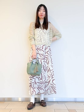 「ラメニット」｜「アイテム（ワンピース/ドレス）」を使った、くろみーさん（レディース・168cm）の夏コーディネート