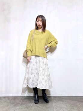 「ニット/セーター」｜くろみーさん（レディース・168cm）の秋コーディネート