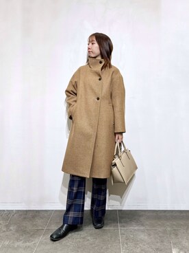 「RODE SKO」｜「アイテム（その他アウター）」を使った、くろみーさん（レディース・168cm）の秋コーディネート