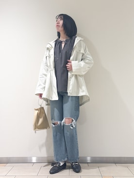 「LAATO（ラート）のアイテム」を使った、くろみーさん（レディース・168cm）の春コーディネート