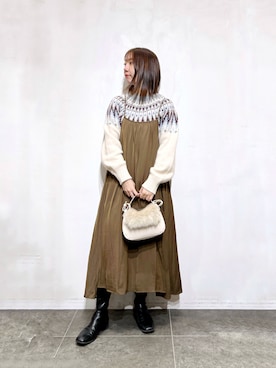 くろみーさん（レディース・168cm）の冬コーディネート