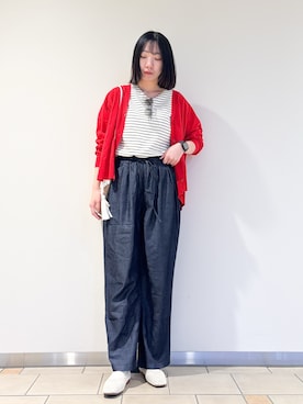 「ITEMS URBANRESEARCH（アイテムズ アーバンリサーチ）のアイテム」を使った、くろみーさん（レディース・168cm）の春コーディネート