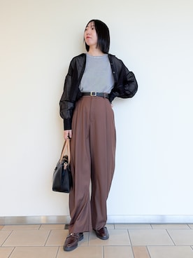 くろみーさん(レディース・168cm)の秋コーディネート