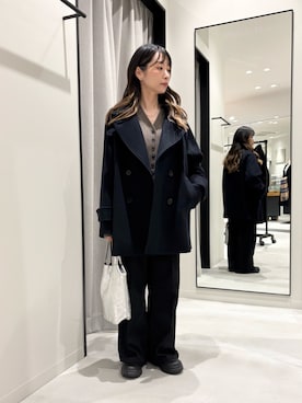 「アイテム（その他アウター）」を使った、sakaiさん（レディース・150cm）の冬コーディネート