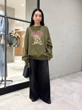「URBAN RESEARCH（アーバンリサーチ）のアイテム（ローファー）」を使った、sakai.さん（レディース・150cm）の夏コーディネート