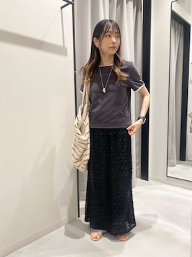 「PHILIPPE AUDIBERT（フィリップ オーディベール）のアイテム（アクセサリー）」を使った、amiさん（レディース・150cm）の夏コーディネート
