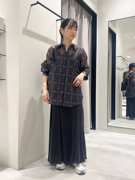 「PIENI（ピエニ）のPIENI　KUU（トートバッグ）」を使った、amiさん（レディース・150cm）の夏コーディネート