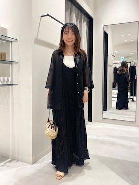 「URBAN RESEARCH（アーバンリサーチ）のアイテム（ワンピース）」を使った、amiさん（レディース・150cm）の夏コーディネート