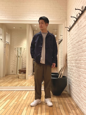 R.Tsujiyamaさんの「『別注』NEW BALANCE×DOORS　BB480L」を使ったコーディネート