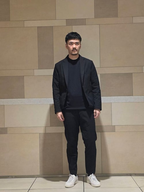 LIFE STYLE TAILOR　ハイゲージクルーネック半袖ニット