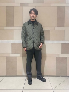 「アイテム（スーツパンツ）」を使った、199510251125さん（メンズ・178cm）の秋コーディネート