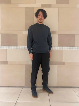 「アイテム（スーツパンツ）」を使った、199510251125さん（メンズ・178cm）の秋コーディネート