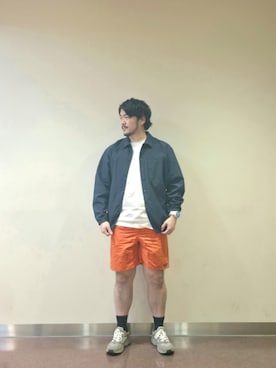 「MoonStar（ムーンスター）のアイテム」を使った、木下さん（メンズ・176cm）の春コーディネート