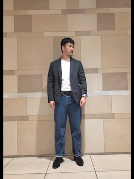 「アイテム（フォーマルスーツ/小物）」を使った、199510251125さん（メンズ・176cm・20代）の秋コーディネート