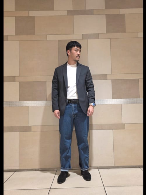 【BLACK】『イージーケア』LIFE STYLE TAILOR カルゼストレッチコンフォータブルジャケット イージーケア』LIFE STYLE TAILOR カルゼストレッチコンフォータブル