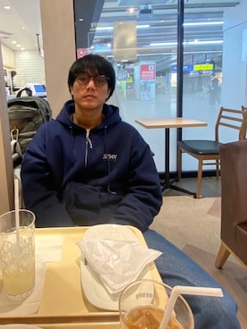 「POLAR（ポラール）のアイテム」を使った、Koshinさん（メンズ・175cm）の春コーディネート