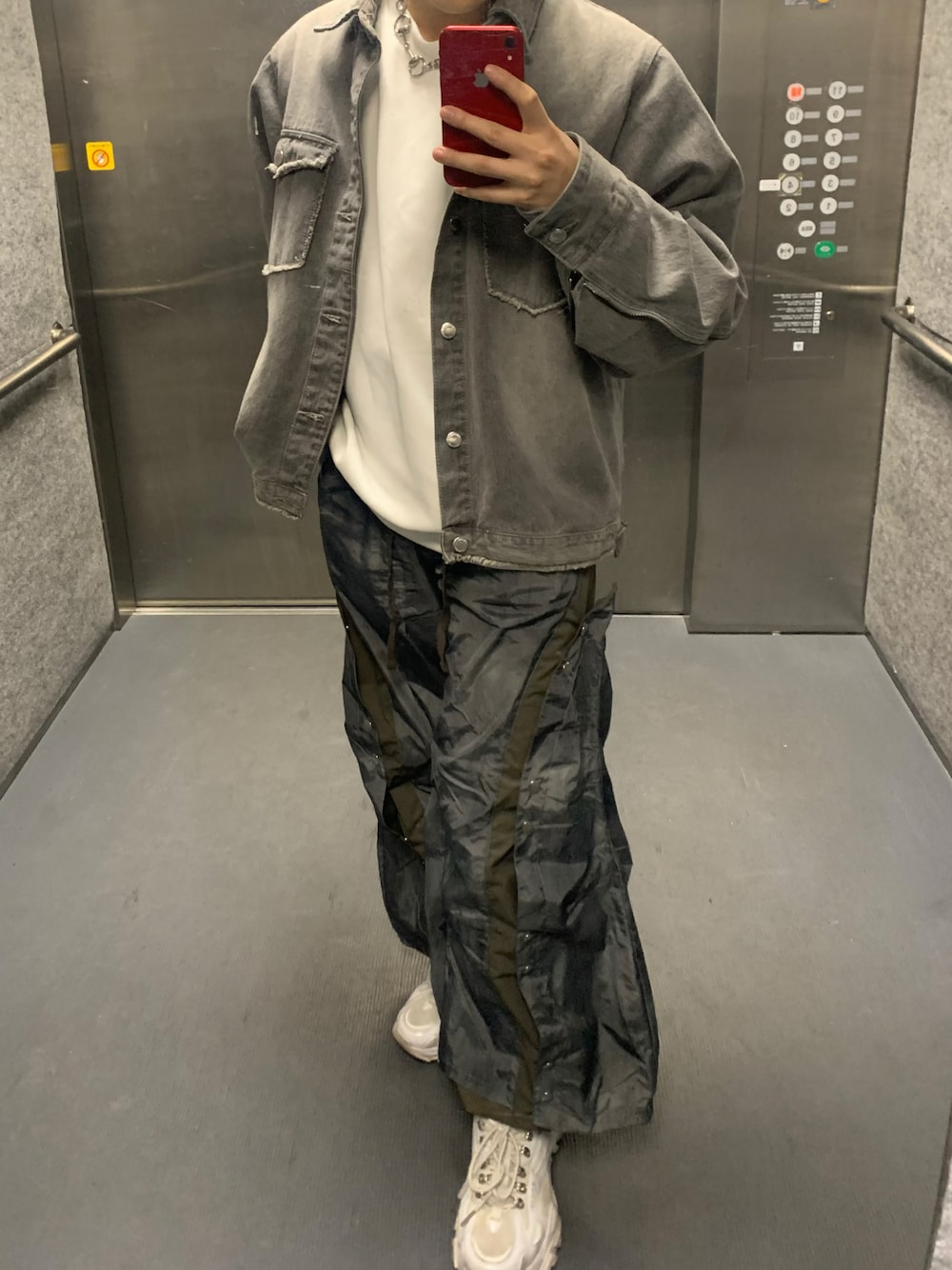 grancy sサイズナイロンパンツ ブラック あぶ