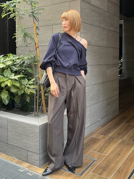 「アイテム（パンプス）」を使った、manaさん（レディース・166cm）の秋コーディネート