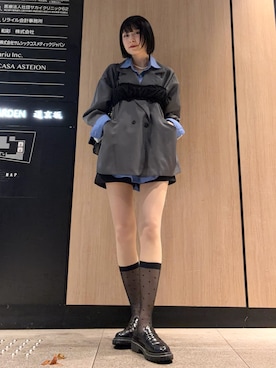 「ORiental TRaffic（オリエンタルトラフィック）のアイテム」を使った、manaさん（レディース・166cm）の春コーディネート