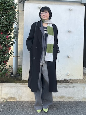 「FUULLY STUDIO（フーリィーステューディオ）のアイテム」を使った、manaさん（レディース・166cm）の冬コーディネート