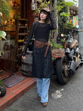 「REGAL（リーガル）のアイテム」を使った、manaさん（レディース・166cm）の秋コーディネート