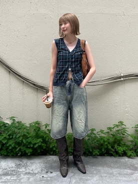 「アイテム（ハンドバッグ）」を使った、manaさん（レディース・166cm・20代）の夏コーディネート