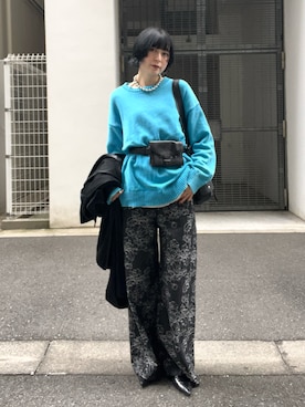 「アイテム（テーラードジャケット）」を使った、manaさん（レディース・166cm・20代）の冬コーディネート