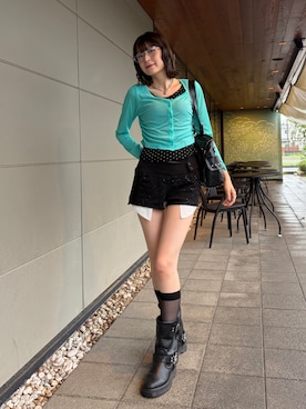 「SHAGGIE（シャギー）のアイテム」を使った、manaさん（レディース・166cm）の秋コーディネート