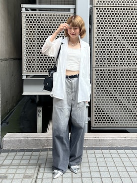 「アイテム（テーラードジャケット）」を使った、manaさん（レディース・166cm・20代）の秋コーディネート