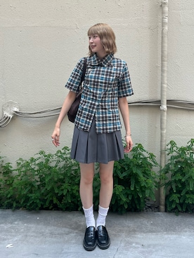 「アイテム（スカート）」を使った、manaさん（レディース・166cm・20代）の秋コーディネート