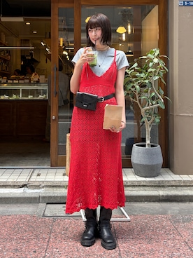 manaさん（レディース・166cm）の夏コーディネート