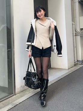 manaさん（レディース・166cm）の冬コーディネート