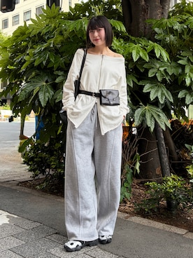 「IRADOWL（アイラドール）のアイテム」を使った、manaさん（レディース・166cm）の春コーディネート